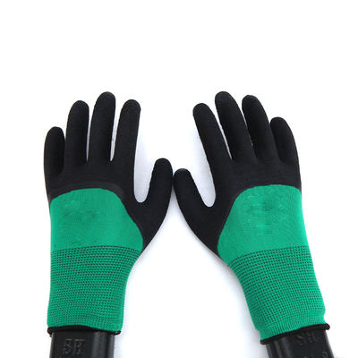 SJS004 van de de Handschoenenbouw van de Bedrijfsveiligheidshand van het de Veiligheidslatex Handschoenen van het de Handwerk de Rubber met een laag bedekte