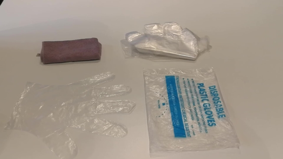 PE van SW02 Gatamo ontruimen de Beschikbare Handschoenen Transparante HDPE de Rang Plastic PE van het Keukenvoedsel Handschoenen